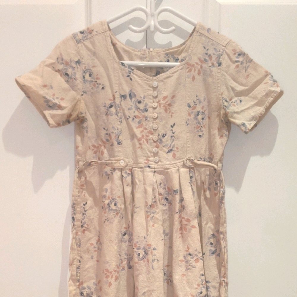Vintage floral baby doll dress